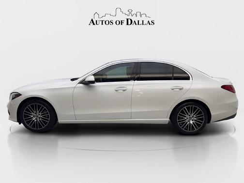 White 2023 Mercedes-Benz C-Class Sedan