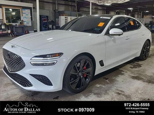 Alta White 2022 Genesis G70 3.3T RWD