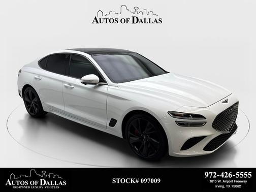 Alta White 2022 Genesis G70 3.3T RWD