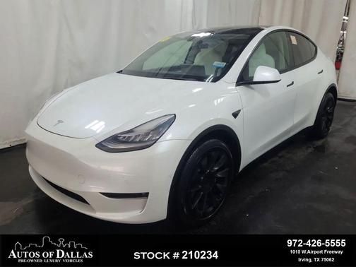 Pearl White Multi-Coat 2021 Tesla Model Y Long Range Dual Motor All-Wheel Drive