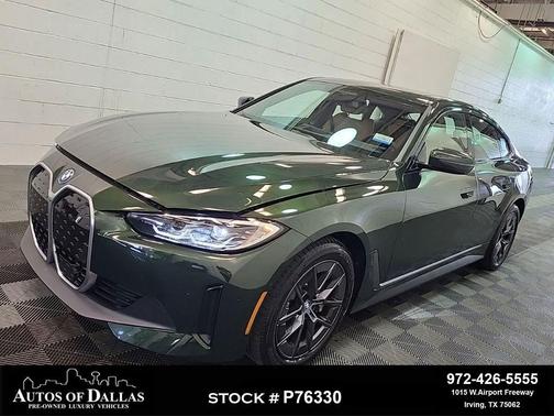San Remo Green Metallic 2023 BMW i4 Gran Coupe eDrive35