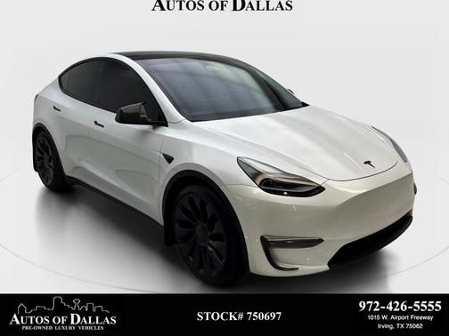 Pearl White Multi-Coat 2023 Tesla Model Y Performance Dual Motor All-Wheel Drive