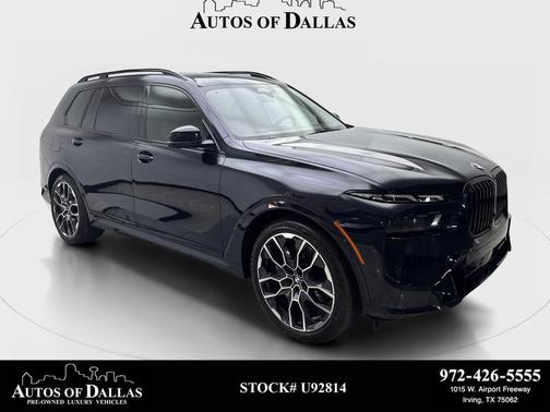 Carbon Black Metallic 2024 BMW X7 xDrive40i