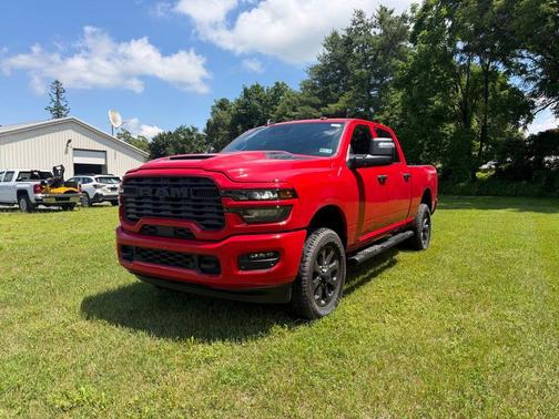 Flame Red Clearcoat 2026 RAM 2500 Black Express Crew Cab 4x4 6'4' Box