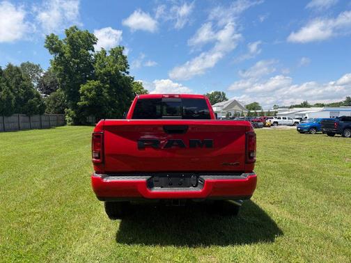 Flame Red Clearcoat 2026 RAM 2500 Black Express Crew Cab 4x4 6'4' Box