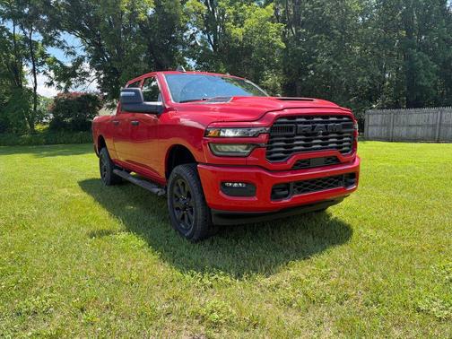 Flame Red Clearcoat 2026 RAM 2500 Black Express Crew Cab 4x4 6'4' Box