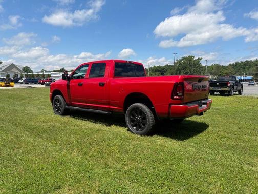 Flame Red Clearcoat 2026 RAM 2500 Black Express Crew Cab 4x4 6'4' Box