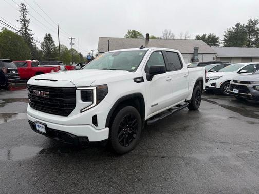 Summit White 2025 GMC Sierra 1500 Elevation