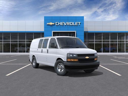 Summit White 2026 Chevrolet Express 3500 3500 Regular Wheelbase, WT, RWD