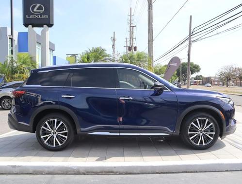 Blue 2024 INFINITI QX60 SENSORY