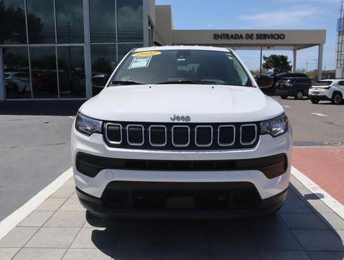 Bright White Clearcoat 2022 Jeep Compass Sport