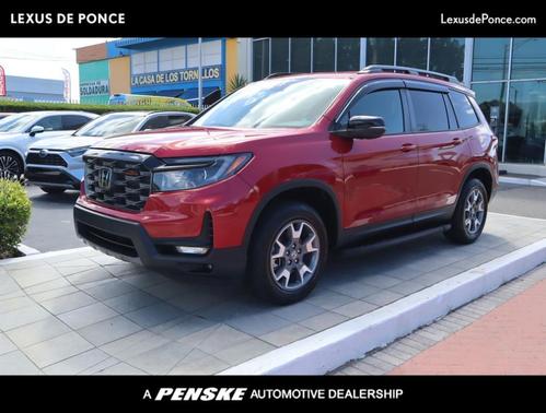 Radiant Red 2022 Honda Passport TrailSport