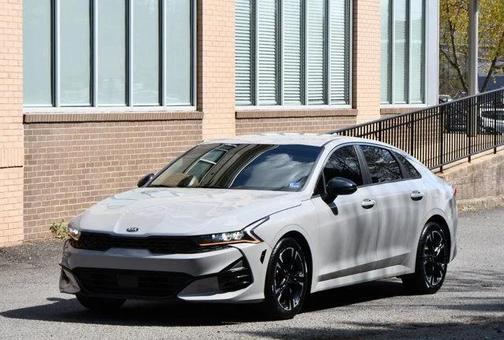 Wolf Gray 2021 Kia K5 GT-Line