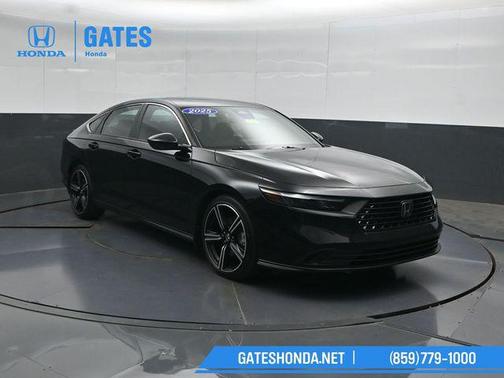 Crystal Black Pearl 2025 Honda Accord Hybrid Sport
