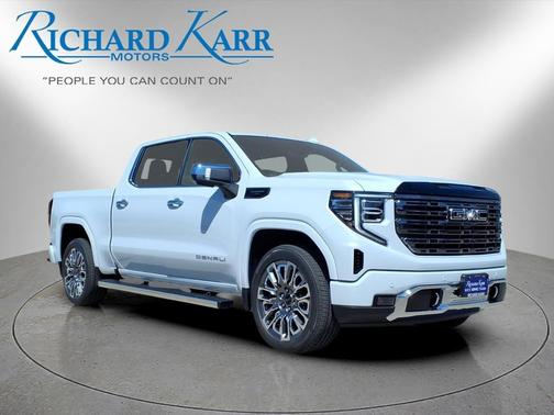 Glacier White Tricoat 2026 GMC Sierra 1500 Denali Ultimate