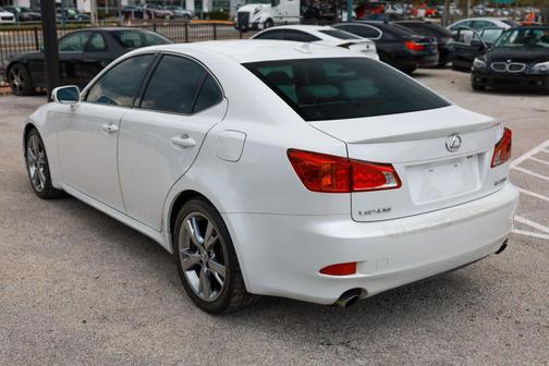 White 2009 Lexus IS 250 Base
