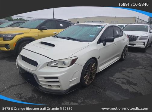 Crystal White Pearl 2017 Subaru WRX Premium