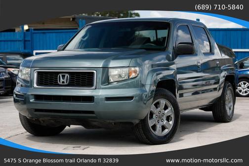 Blue 2008 Honda Ridgeline RTX