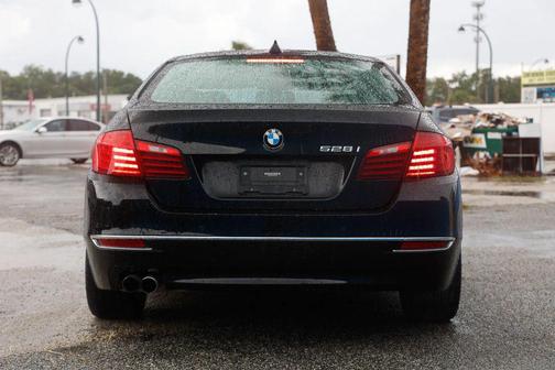 Black 2015 BMW 528 528i Sedan 4D