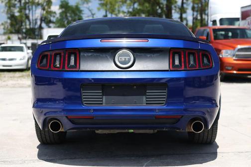 Blue 2013 Ford Mustang GT Premium