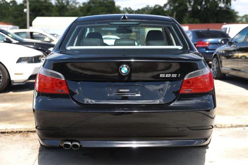 Black 2007 BMW 525 525i Sedan 4D