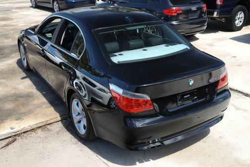 Black 2007 BMW 525 525i Sedan 4D