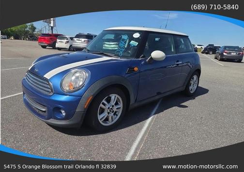 Blue 2012 MINI Cooper Base