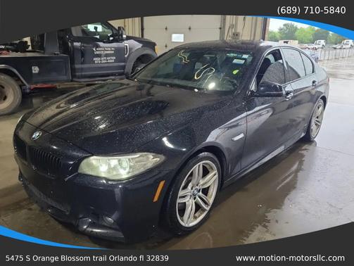 Black 2016 BMW 535 535i Sedan 4D