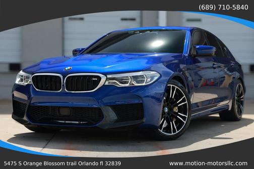 Marina Bay Blue Metallic 2018 BMW M5 Base