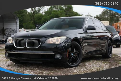 Black 2011 BMW 740 740i Sedan 4D