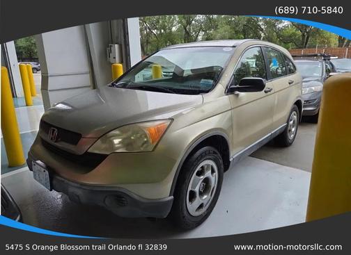 Gold 2007 Honda CR-V LX