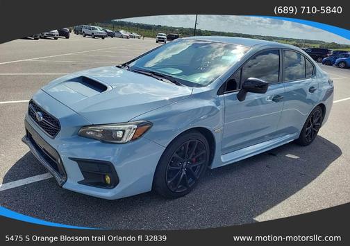 Blue 2019 Subaru WRX Premium