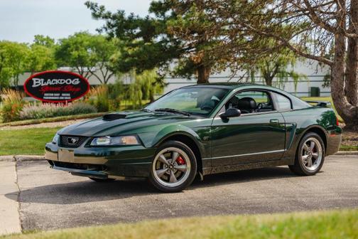 Green 2001 Ford Mustang Bullitt
