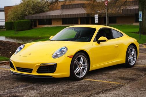 Racing Yellow 2017 Porsche 911 Carrera