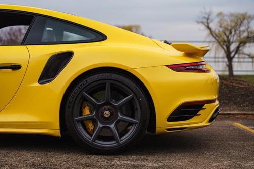 Racing Yellow 2019 Porsche 911 Turbo S