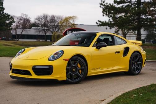 Racing Yellow 2019 Porsche 911 Turbo S