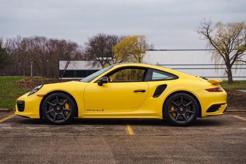 Racing Yellow 2019 Porsche 911 Turbo S