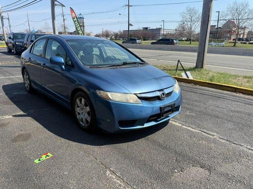 Atomic Blue Metallic 2010 Honda Civic LX