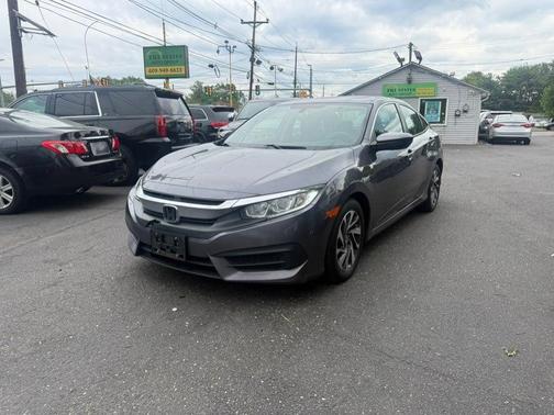Modern Steel Metallic 2017 Honda Civic EX