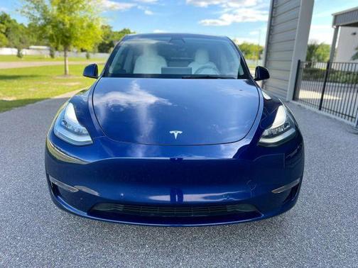 Blue 2021 Tesla Model Y Long Range