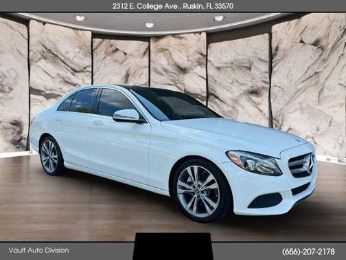 White 2018 Mercedes-Benz C-Class C 300