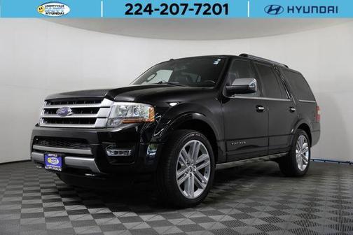 SHADOW BLACK METALLIC 2017 Ford Expedition Platinum