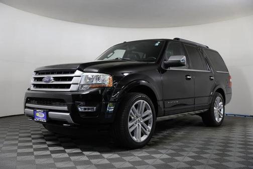 SHADOW BLACK METALLIC 2017 Ford Expedition Platinum