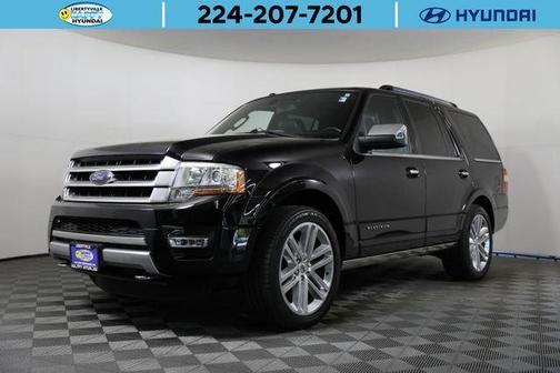 SHADOW BLACK METALLIC 2017 Ford Expedition Platinum
