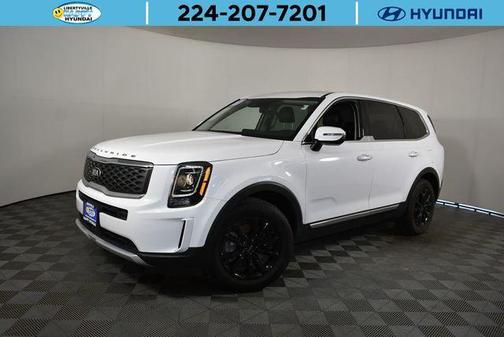 Glacial White Pearl 2021 Kia Telluride LX