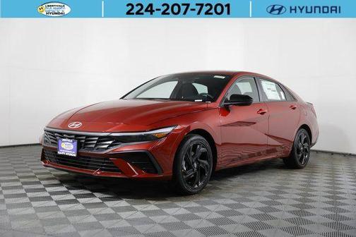 Ultimate Red 2026 Hyundai ELANTRA HEV SEL Sport Sedan