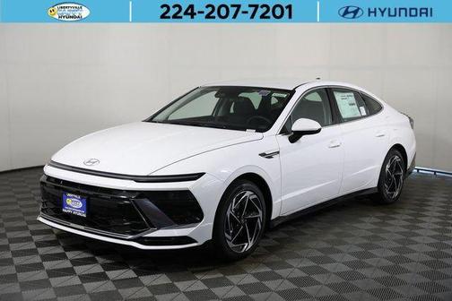 Serenity White 2026 Hyundai SONATA SEL Sedan