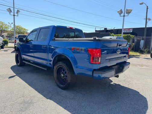 Blue 2018 Ford F-150 Lariat