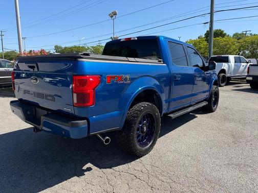 Blue 2018 Ford F-150 Lariat