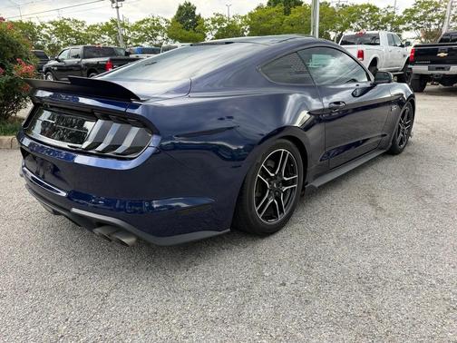 Blue 2018 Ford Mustang GT